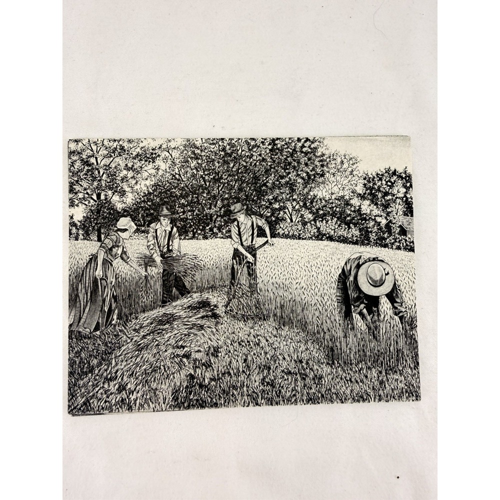 Vintage Postcard Lot 6 Remember Yesteryear Randy Rolffs Rural Farm Scenes - Picture 4 of 9